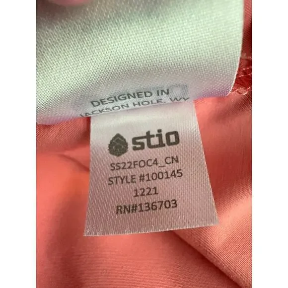 Stio Women's Fork Trail Snap Button Shirt Azalea Bloom Long Sleeve Size XL - Picture 12 of 12